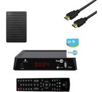 Kit Récepteur Satellite HD4K THR 7620 Fransat + Carte Fransat + Disque Dur 2To + HDMI - Enregistreur Timeshift EPG Simple tuner G