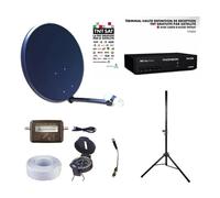 KIT Récepteur Thomson THS806 TNTSAT 220/12V + PARABOLE + LNB + Trépied + Kit SATFINDER