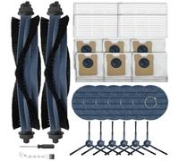 Kit Rechange pour eufy pour omni C20 6 Sacs pour poussière 60 Jours | 26 totales, compatibilité parfaite pour omni C20, nettoyage complet sols et coins, matériaux durables