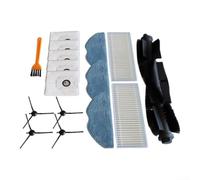 Kit Rechange pour ezviz RE5 Plus Chiffon Kit Rechange pour ezviz(A) | Brosse principale, haute efficacité, chiffons microfibre, sacs pour poussière, brosses latérales