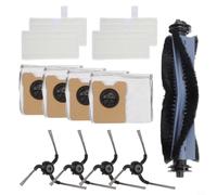 Kit Rechange Robot pour eufy C10 Kit Rechange Robot pour eufy(A) | Filtres efficaces, sacs étanches pour 3l, brosse principale nylon, compatibilité C10, nettoyage profond