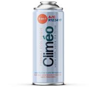 Kit Recharge Climatisation Voiture R1234yf - CLIMEO 3in1 - 235g - Gaz Réfrigérant - Bombe Recharge Clim Auto