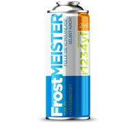 Kit Recharge Climatisation Voiture R1234yf - FROSTMEISTER 2in1 - 235g - Gaz Réfrigérant - Bombe Recharge Clim Auto