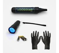 Kit recherche de fuite liquide de refroidissement DOSIDIAG | détection de fuite sur tous les véhicules | automobile coolant Leak detector | Lampe UV