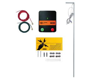 Kit recinzioni elettriche Starter Kit con elettrificatore Gallagher M35 da 230V