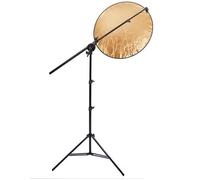 Kit Réflecteur 5 en 1 - Photo Studio - 80cm - Support Eclairage - Bras Girafe - Single Clamp