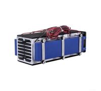 Kit refroidisseur semi-conducteur 576 W 12 V | Module TEC 8 puces, double refroidissement par eau et air, système de bricolage sans réfrigérant pour petits projets d'espace