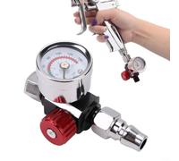 Kit Régulateur Air 8 Bars Soupape Sécurité 20,67mm | Aluminium pour durable, manomètre pour précis, réglage pour facile, 1/4 pouce, pour outils sensibles