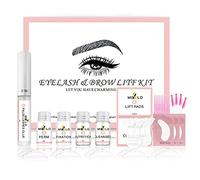 Kit Rehaussement de Cils,2 In1 Lash lifting Kit Eyelash Perming Kit,Brow Lamination Kit,Eyebrow Lifting Kit Pour Salon