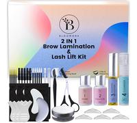 Kit Rehaussement de Cils, Brow Lift Kit Sourcil, Solution 2 en 1, Durée 6-8 Semaines, 15 Applications, Permanente DIY Sourcils - BLK3