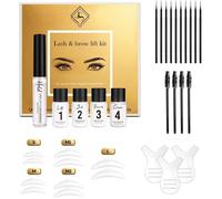 Kit Rehaussement De Cils Professionnel - Lash Lift & Brow Lift - Effet Jusqu'À 8 Semaines - Usage Salon & Maison[YM330]