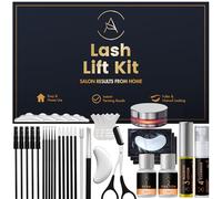 Kit Rehaussement de cils, Rehaussement Cils Durée de 6-8 semaines, 15 Applications, Kit Lash Lift avec Instructions, pour débutant/professionnel, Sûr et Efficace - ALK1