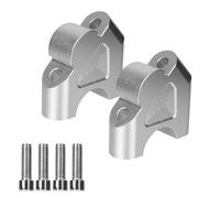 Kit Rehaussement Rehausseur De Guidon De Moto pour BMW R1200GS, R1250GS Adventure, R1250RS, S1000XR, R1200R, Adaptateur De Hauteur De Guidon Arrière D'adaptateur Guidon(Argent)