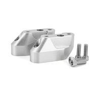 Kit Rehaussement Rehausseur De Guidon De Moto pour BMW R1200RS 2015-2020 R1250RS 2019-2021, Kit De Rehausseur De Guidon Réglable D'adaptateur Guidon(Argent 3)