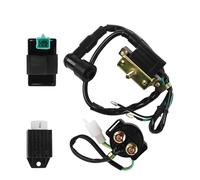 Kit Relais Démarreur Régulateur Redresseur Bobine D'allumage Boîtier CDI Pour Quad Pour GY6 50cc 70cc 90cc 110cc 125cc Moto Tout-terrain Bobine d'allumage