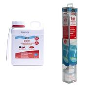 Kit remise en eau piscine - Kit de détection de fuites et colmateur pour piscine