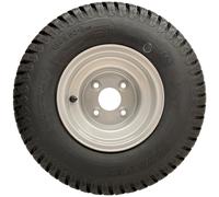 Kit remorque ATV Wanda 18x8.50-8 P332 - Roues gazon, moyeux et axes 35x35, attelage acier 750 kg, E-mark, PCD 100 mm