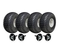 Kit remorque quad/ATV à double essieu, pneus 22x11.00-8 à crampons, route conforme Europe et Royaume-Uni, charge utile 620 kg