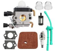 Kit Remplacement Carburateur pour Stihl FS38 FS45 FS45C FS45L FS46 FS55 FS46C FS55C FS55R FS55RC FS55T FS75 FS80 FS85 FC55 HL45 HL75 HS70 HS74 KM55,Pièces Rechange,Taille Haie Tondeuse Gazon