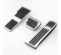 Kit remplacement Pédale D'accélérateur Frein Repose-pieds Voiture Pour Mazda 2 6 GJ CX-5 CX5 KE KF CX8 CX9 2014-2020 2021 2022 2023 Couvercle De Frein À Carburant Automatique(RHD AT Silver6)