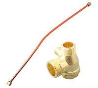 Kit Remplacement Soupape et Tube G1/8 pour Pompe à pour piston | Remplacement pour idéal, pour pompe à pour piston, débit optimisé, joints étanches, outils pneumatiques