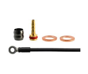 Kit remplacemnt durite + banjo & parts Elvedes Tektro 5.1 Noir