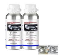 Kit Renovation Phare Voiture,Liquide De Restauration De Phare,Nettoyer Produit De Phares Pour Auto et Moto Pour Oxydation/Jauni/Rayures/Flou (2PCs)
