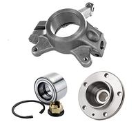 Kit Réparation AVEC Porte Fusée ET Moyeu ET Roulement de Roue Avant Gauche 24 mm compatible pour INTERSTAR X70 MOVANO A X70 MASTER II - 8200750268 4418632 93194862