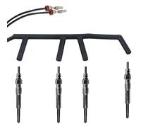 Kit Réparation Câble Faisceau AVEC 4 Bougies de Préchauffage compatible avec A3 CORDOBA IBIZA II LEON TOLEDO I II GOLF III IV POLO III 1.9 TDI - 028971766 N10140101 038971782