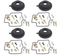 Kit Réparation Carburateur 4 Pièces pour Kawasaki pour ZX1100C Membrane Joint Gicleurs Principaux Ralenti Vis Richesse Pointeau Reconstruction carburateur(3A)