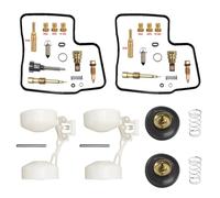 Kit Réparation Carburateur Compatible avec Steed 400 pour Shadow 400 NV400 Cylindre Type V Flotteur Carburateur Pièces Découpées À L'air Kit de réparation carburateur(Type 5)