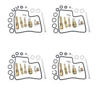 Kit réparation carburateur Compatible Avec VF1100S V65 Sabre 1984 - 1985 Kit De Réparation De Valve À Aiguille De Joint De Vis D'air De Carburateur De Moto(4sets kit)