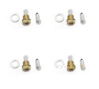 Kit réparation carburateur Compatible Avec VT500C Pour Shadow 500 1983-1985 Kit Réparation Carburateur Moto Système Carburant Joint D'aiguille Flottant Diaphragme Sous Vide(C 4pcs)