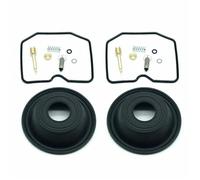 Kit réparation carburateur Kit De Réparation Carburateur pour Kawasaki GPZ500 GPZ500S pour Ninja 500 500R GPZ EX500 A/D, 2 Jeux Membranes À Dépression Reconstruction