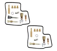 Kit réparation carburateur Kit De Réparation Carburateur pour ROADSTAR VRX400 VRX400T 1996-1998 VRX 400 T 400T avec Soupape Coupure d'air Et Flotteur Reconstruction(Ensemble 3)