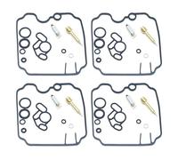 Kit réparation carburateur Kit De Réparation Carburateur pour Yamaha YZF750R YZF750 YZF 750 R 1993 1994-1998, Membrane, Flotteur, 4 Kits Reconstruction(Ensemble 3)