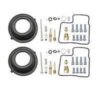 Kit Réparation Carburateur Moto avec Flotteur Coupelle D'huile Membrane À Dépression pour Shadow pour VLX600 pour VT600 1988-1998(2set B)