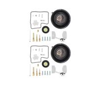 Kit Réparation Carburateur Moto Compatible avec Shadow VLX 600 VT600C VT600CD 88-98 Ensemble Reconstruction Carburateur Flotteur À Diaphragme sous Vide Kit réparation carburateur