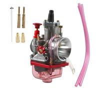 kit réparation carburateur Pour Koso Motocross Pour Scooter Karb VTT Pour 2T 4T Pour PWK24 26 28 30 34 Mm Moto Carburateur Moto Tout-terrain Carburateur Avec Power Jet(RED-PWK30)