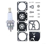 Kit Réparation Carburateur pour MS192 MS200 020 - Ensemble Complet Joints Diaphragme Aiguille pour Tronçonneuse Maintenance Moteur Rechange Durables