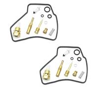 Kit Réparation Carburateur pour VTR250 1999-2007 Pièces Joint Chambre Flotteur Pointeau Siège Ressort Joint Torique 2 Jeux(2 carb Kits)