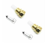 Kit Réparation Carburateur pour VTR250 1999-2007 Pièces Joint Chambre Flotteur Pointeau Siège Ressort Joint Torique 2 Jeux(2 Float Valve Sets)
