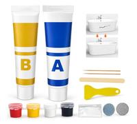 Kit Réparation Carrelage et Douche, Résine et Céramique, Étanche | Répare fissures, rayures et éclats sur carrelage, douche, baignoire et lavabo, finition étanche et durable.