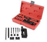 Kit Réparation Chaîne Moto 12 Pièces, Outil de Derive et Rive Chaîne, Brise Chaîne et Rivetage pour Moto, Vélo et VTT, Set de avec mallette de transport