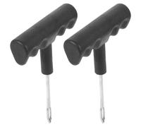 Kit Réparation Crevaison Pneu Voiture, Outil Léger Portable | Conception pour Pneus Tubeless, Insertion Précise de Mèche, Format Compact, Usage Atelier et Urgence Routière