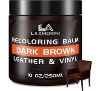 Kit Reparation Cuir - 250ml Baume De Recoloration En Marron Foncé Pour Cuir,Peinture Cuir Liquide Pour Réparer Les Éraflures Et La Décoloration Sur Canapés, Meubles En Vinyle, Sièges D'auto[Z629]