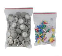 Kit Réparation de Toit pour voiture 60pcs avec Outils Kit Réparation | Comprend 60 clips, 60 goupilles, visseur, mètre; installation pour facile outils supplémentaires nécessaires