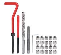 Kit Réparation Filetage M7, 25 Pièces Métrique | acier inoxydable, pour trous borgnes, alliages non ferreux, système d'insertion hélicoïdal