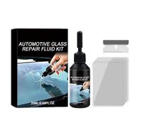 Kit Réparation Fissures Pour Pare-Brise 20ml Avec Racloir Universel | Fluide de Réparation pour Éclats de Rétroviseur Pour Vitres, Toit Ouvrant, Camions, SUV, Camping-Cars, Fourgons, Berlines,