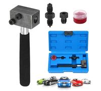 Kit Reparation Frein, Outils D'Évasement De Tuyaux De Freins, Évaseurs Universels Pour Conduites De Frein, Appareil à évaser, Avec Mallette À Outils, Évaseur, Design Amovible Pour Conduites De Frein